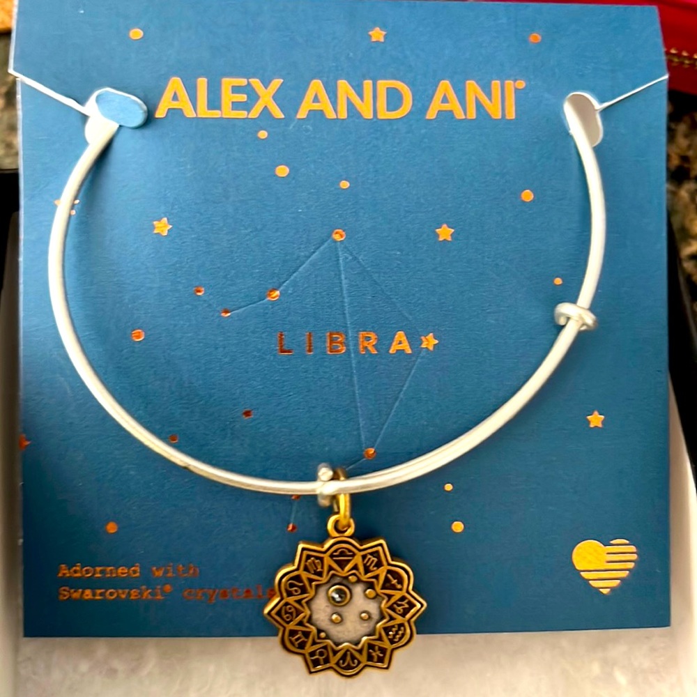 Alex and Ani “Libra” charm bracelet
